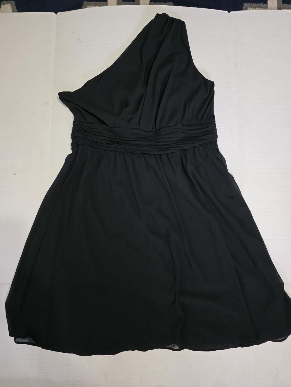 Banana Republic Black One-Shoulder Cocktail Dress Women's Size 16
